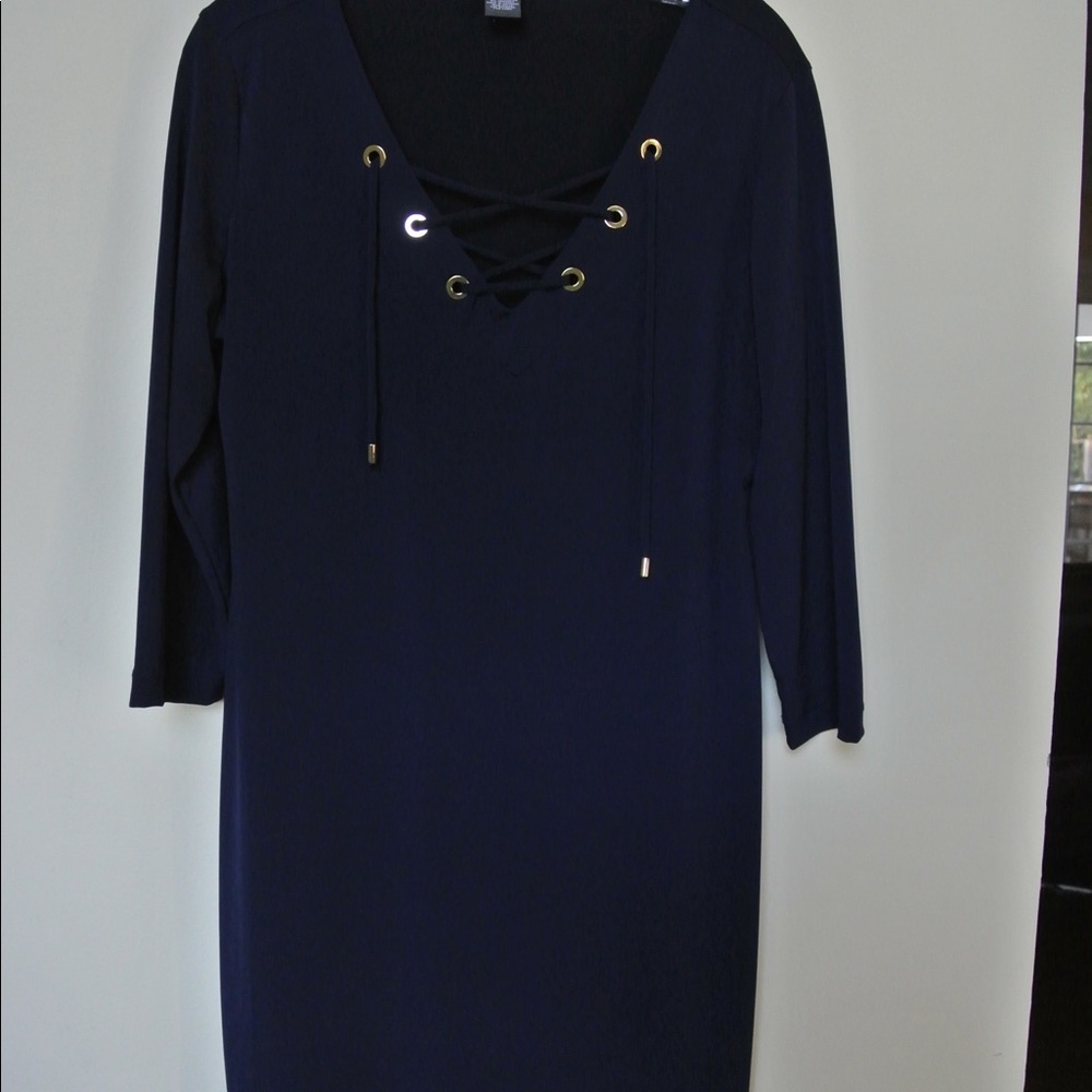 Casual above the knee Navy Dress
